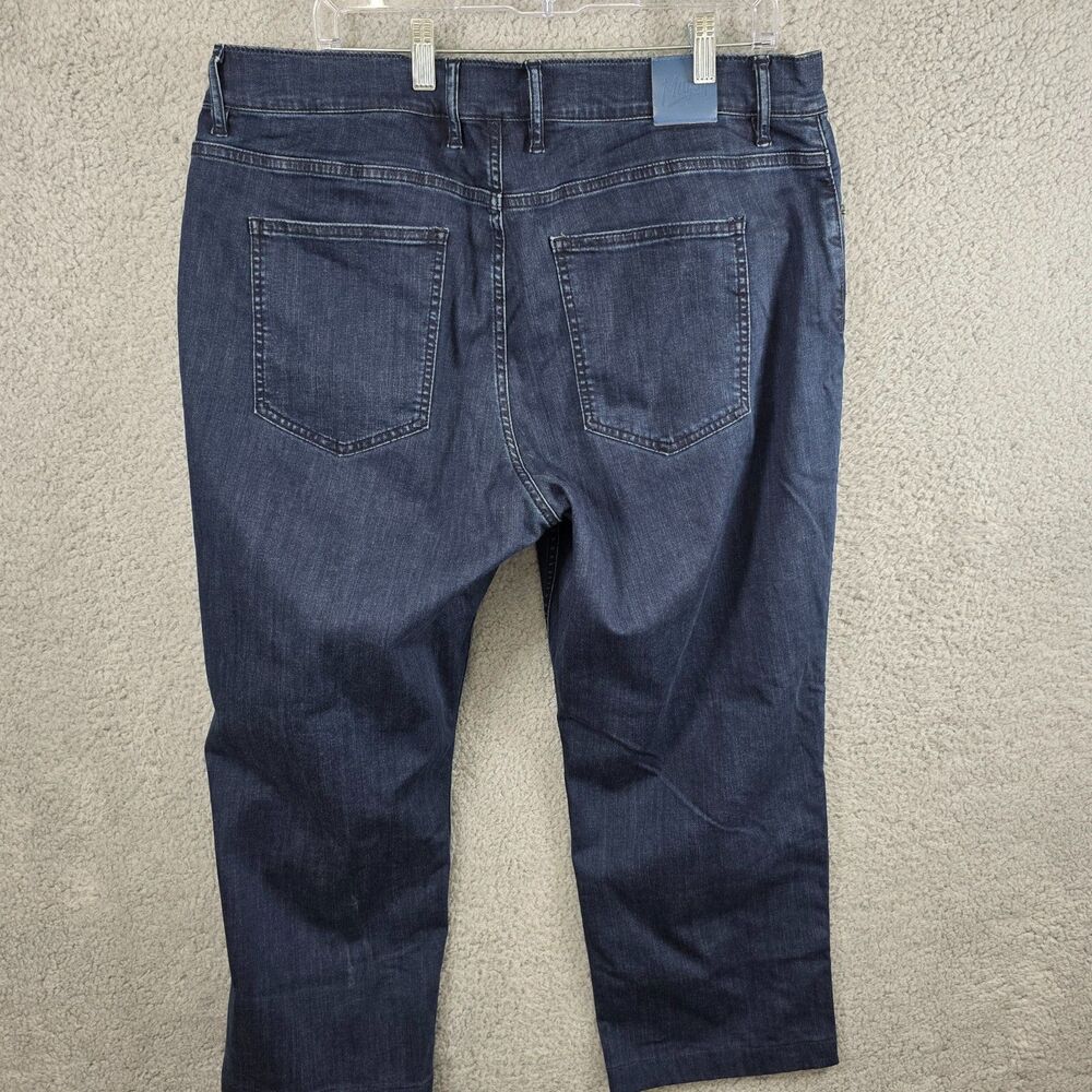 Mugsy Studio Blues Tapered Jeans Dark Wash Straight Leg Men’s 38x24 SHORT INSEAM - Picture 7 of 11